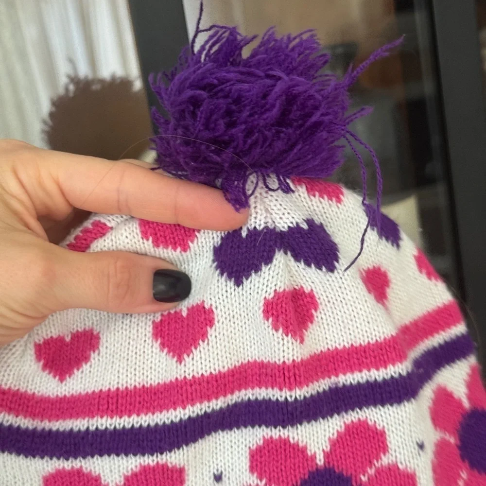 Vintage Disney Jr. Doc McStuffins Knit beanie Hat fleece Winter Toddler girl